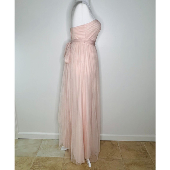 Jenny Yoo Pale Pink Tulle Dress Size 0 - Picture 2 of 6